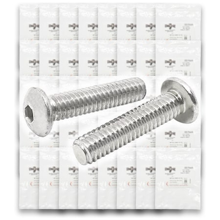 Boltsandnuts.Com Metric A2-70 Allen Button Head Socket Cap Screws Bolts Stainless Steel Assortment - 904 PCS Assortment Kit #361